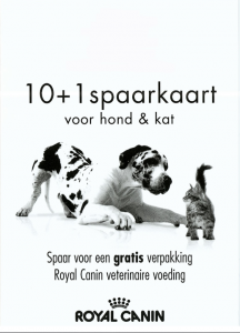 Spaarkaart Royal Canin